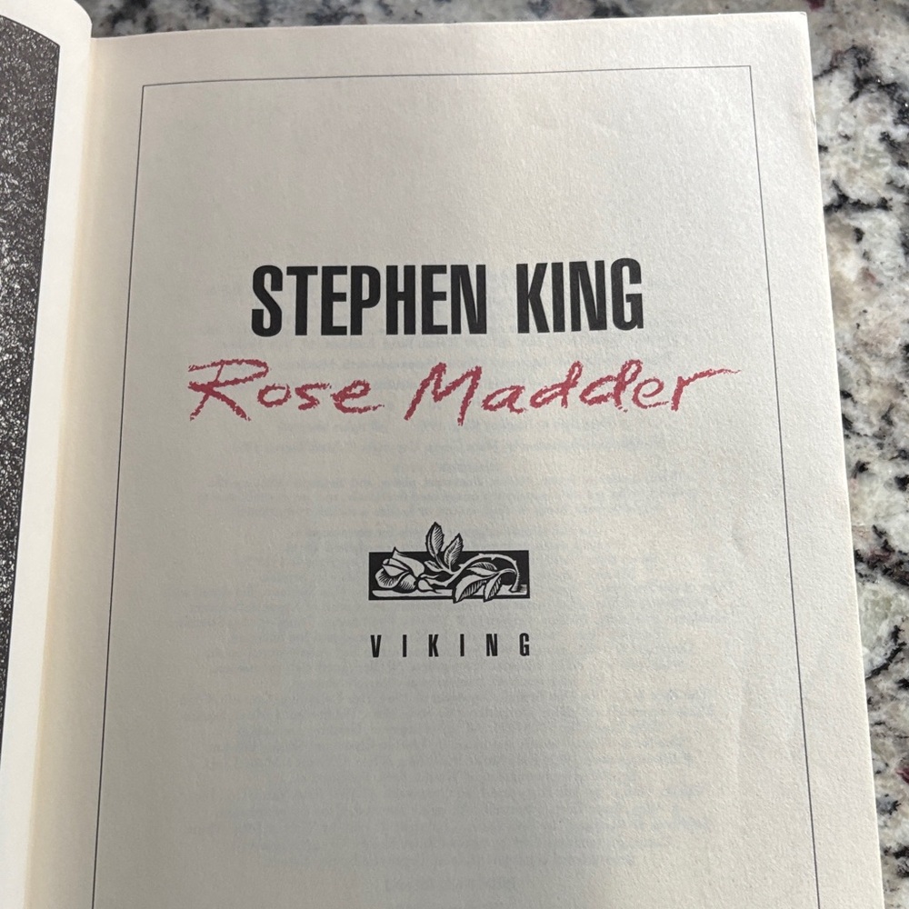Rose Madder by Stephen King
